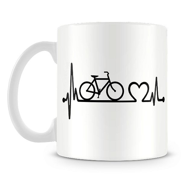 Caneca Personalizada Bike do Coração