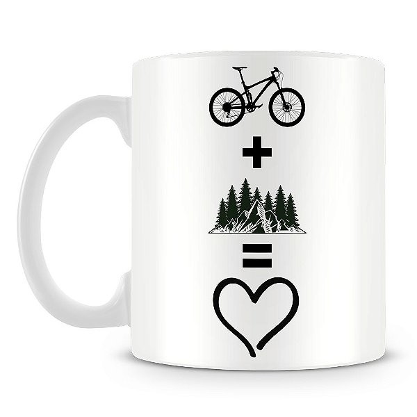 Caneca Personalizada Andar de Bike é Paixão