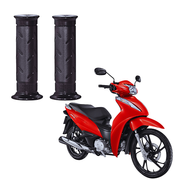 Manopla Luva De Punho Guidão Moto Honda Biz 100 125 Par