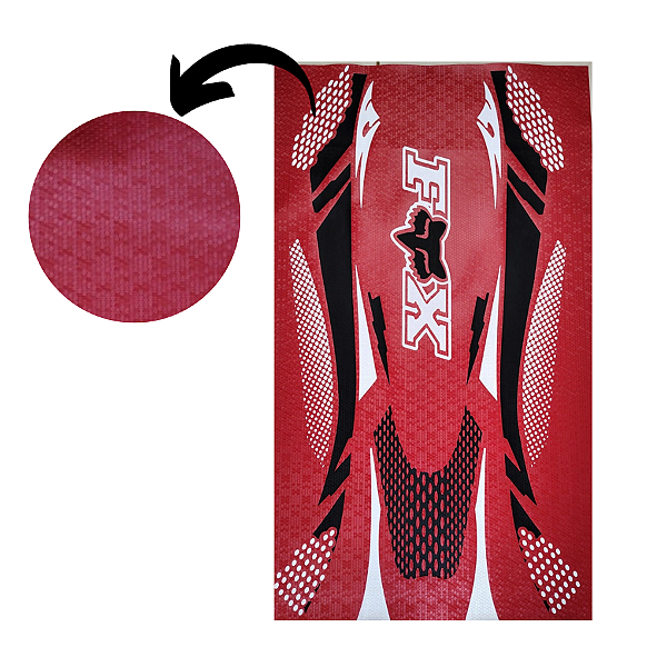 Capa Banco Moto Fox Personalizada Titan Fan Start Ybr