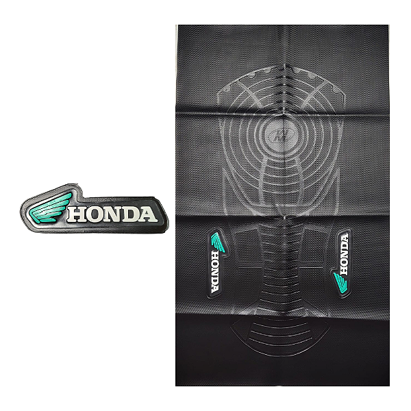 Capa De Banco Emborrachada De Moto Esportiva Cg Fan Titan Start