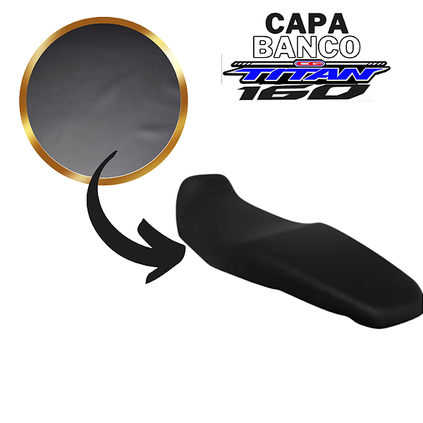 Capa Do Banco Cg Titan Fan 160 2016 À 2023