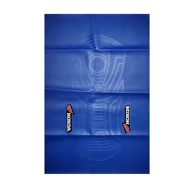 Capa Banco Emborrachada Antderrapante Honda Azul