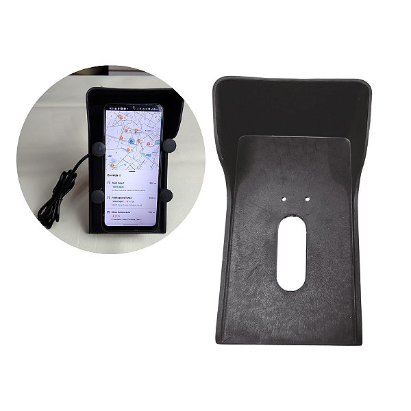 Capa Protetora Para Suporte de Celular Quebra Sol e Claridade Uber 99 Taxi