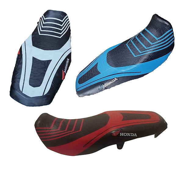 Capa de Banco para Moto Esportiva Honda Cg Titan Fan 125 150 160 Pintada