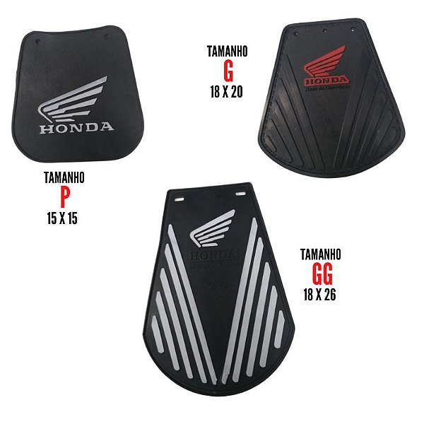 Parabarro Lameira Moto Honda 16x26 cm Cg Titan 125 150 160 Fan Cb Twister