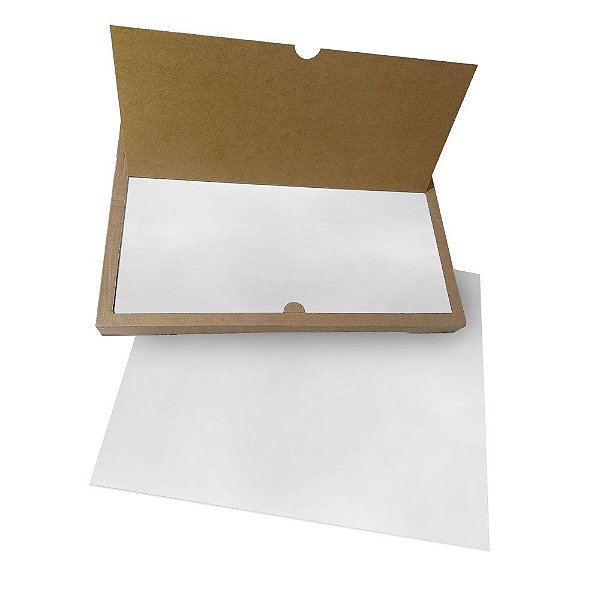 Papel Antigordura para Alimentos - 40,0 x 30,0 cm | Branco