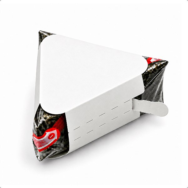 Caixa Triangular para Onigiri – Branca | 7,5 x 7,0 x 4,0 cm