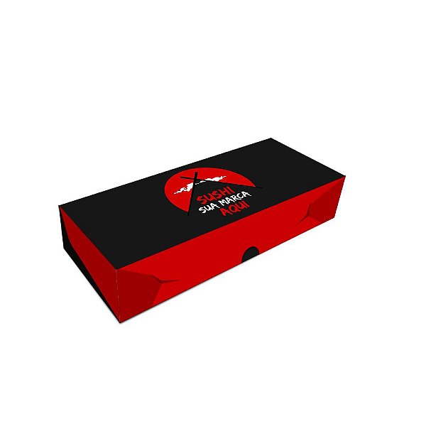 Embalagem Caixa de Sushi - Sem Visor - Pequena PP | Personalizada