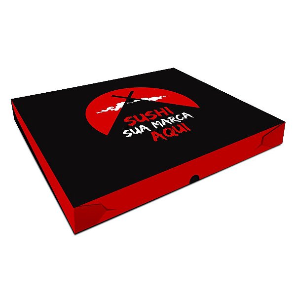 Embalagem Caixa de Sushi - Sem Visor - Grande EG | Personalizada