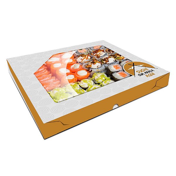 Embalagem Caixa de Sushi - Grande EG | Personalizada