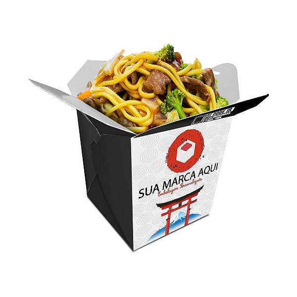 Embalagem Box para Yakisoba - Grande | Personalizada