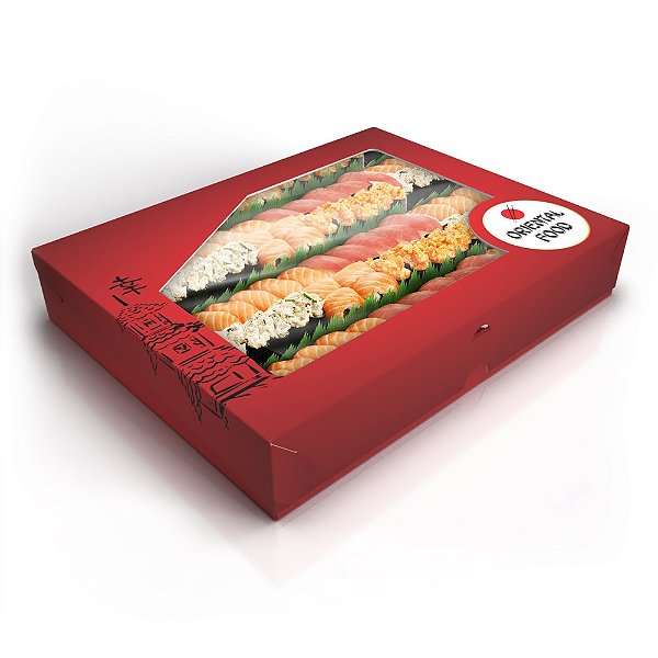 Embalagem Caixa Sushi - Oriental Food | Grande