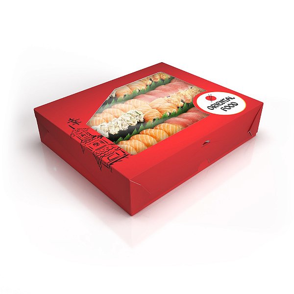 Embalagem Caixa Sushi - Oriental Food | Média