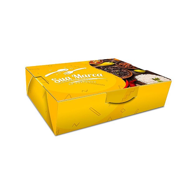 Caixa Box Marmita Style - Média | Personalizada