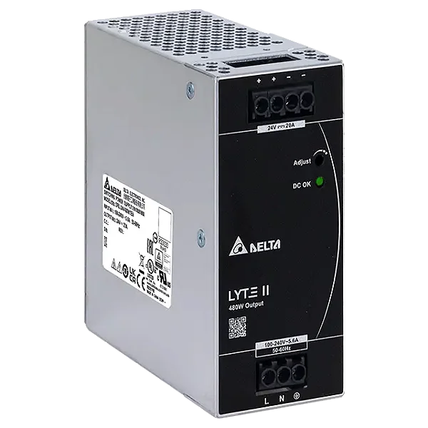 DRL-24V480W1EN FONTE 24V 480W 20A Trilho DIN Delta