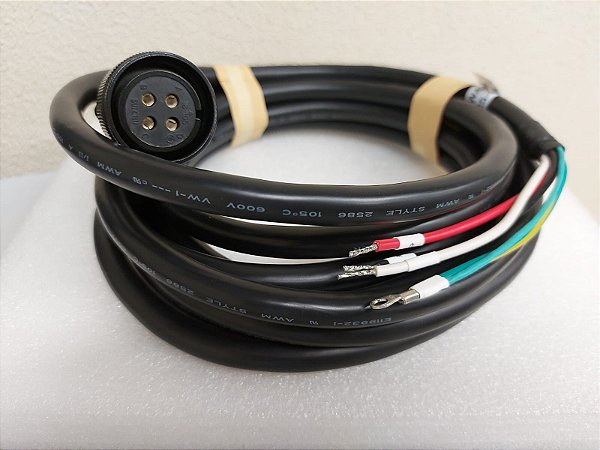 ACS3-CAPWA205 Cabo de Potência s/Freio p/motor ECM-B3 5m