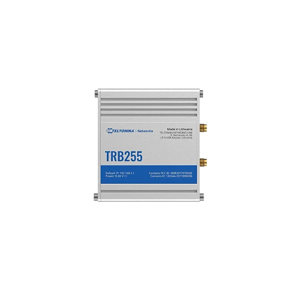 TRB255 Industrial M2M Gateway Celular DUAL SIM GPS RS232/485 & Portas E/S Teltonika