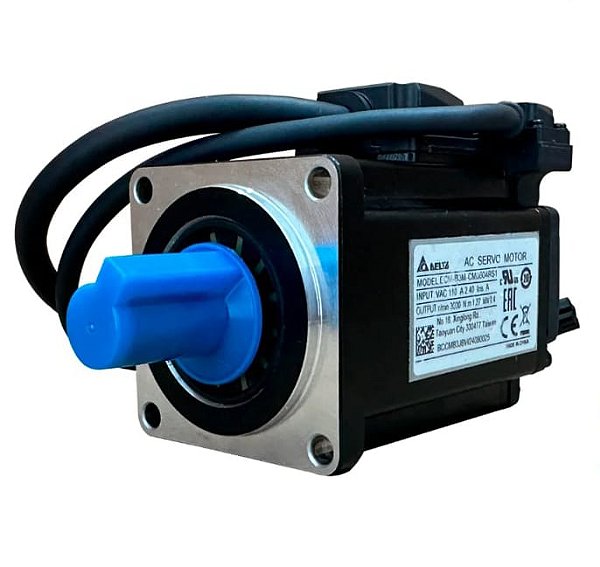 ECM-B3M-CM0604RS1 Servo motor tipo AC - 220V / 3000 RPM -17bit -FLANGE 60mm  - 0,4KW 1,27Nm  - com eixo chaveta com orif