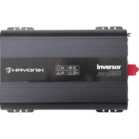 Inversor Automotivo PSW112 Onda Senoidal 2000W 12V/127V HAYONIK