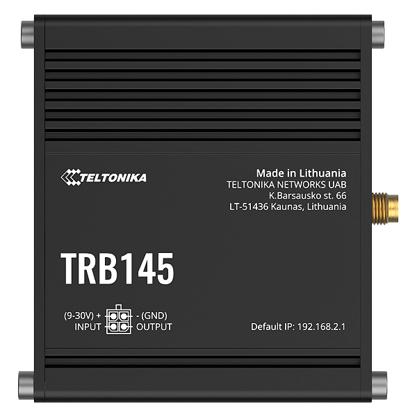 TRB145 Industrial IoT Gateway Celular 4G LTE com RS485 Teltonika