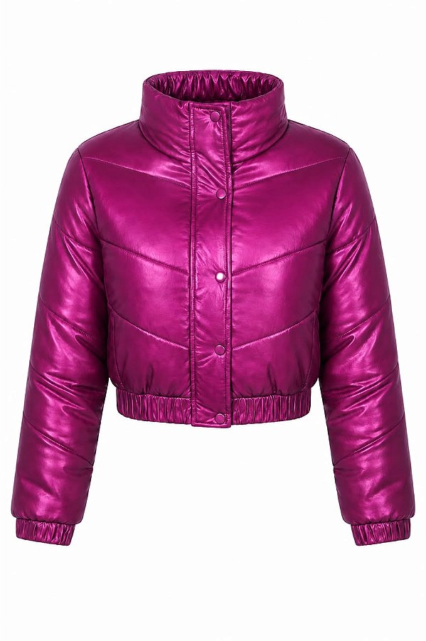 JAQUETA PUFFER METALIZADA