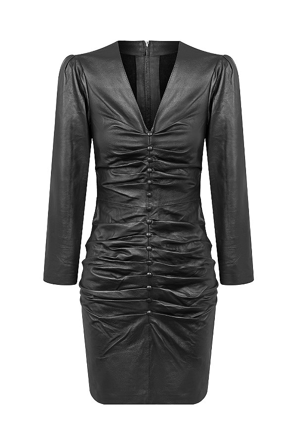 VESTIDO MANGA LONGA BOTOEZINHOS