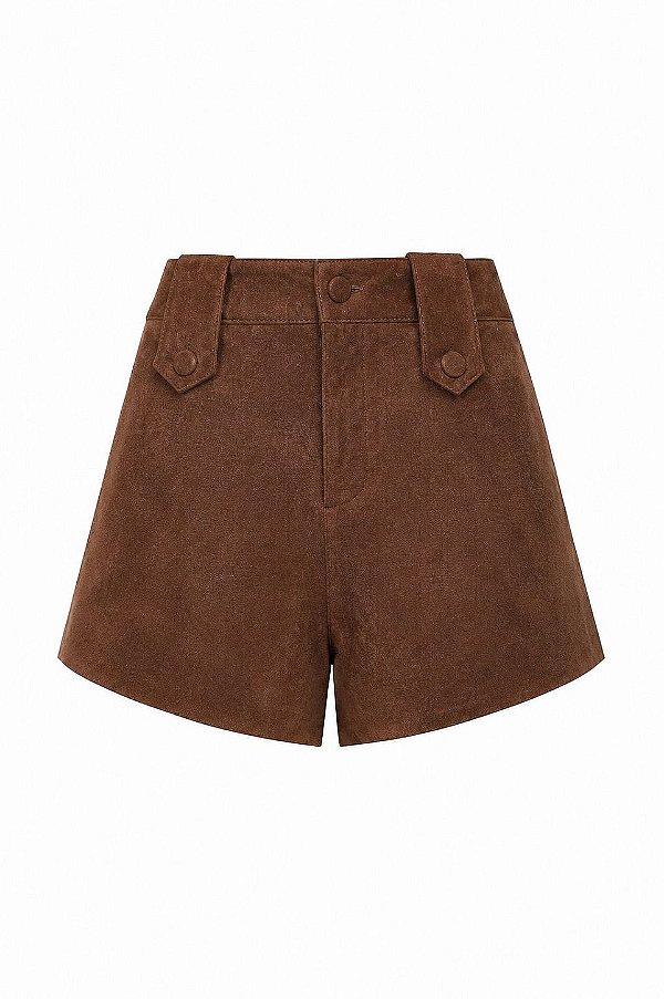 MINI SHORTS CINTURA ALTA CAMURÇA