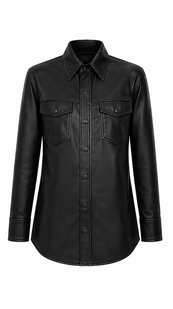 CAMISA ALONGADA COURO