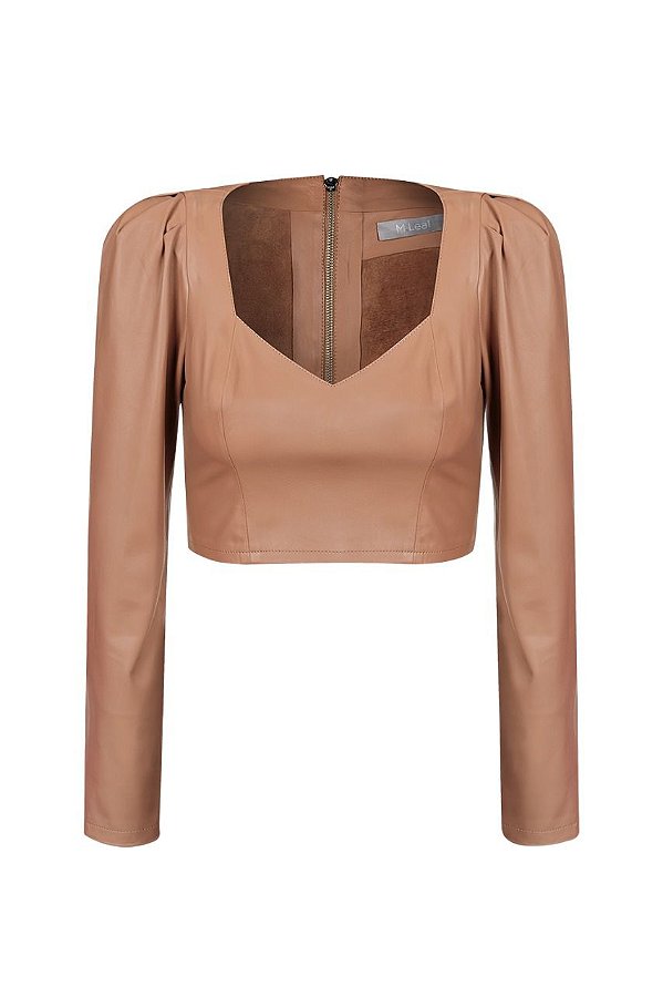 CROPPED DECOTE PRINCESA MANGA BUFANTE