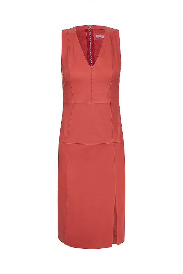 VESTIDO MIDI FENDA