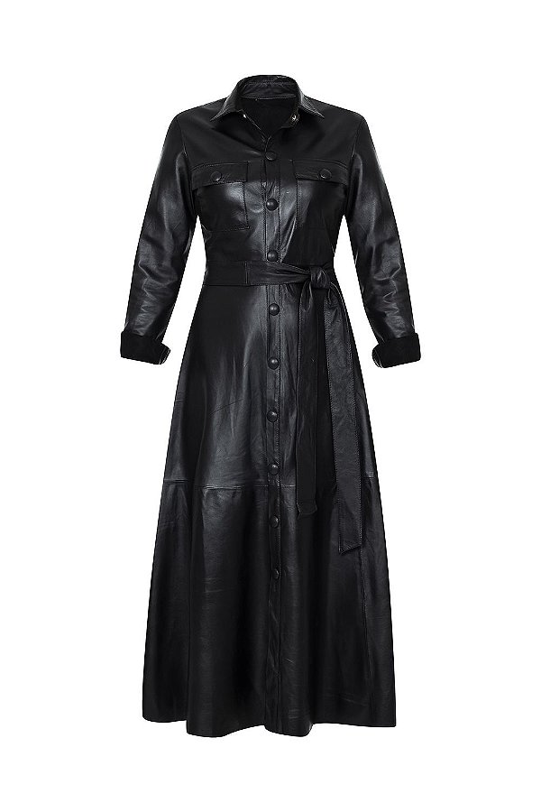 VESTIDO CHEMISE MIDI