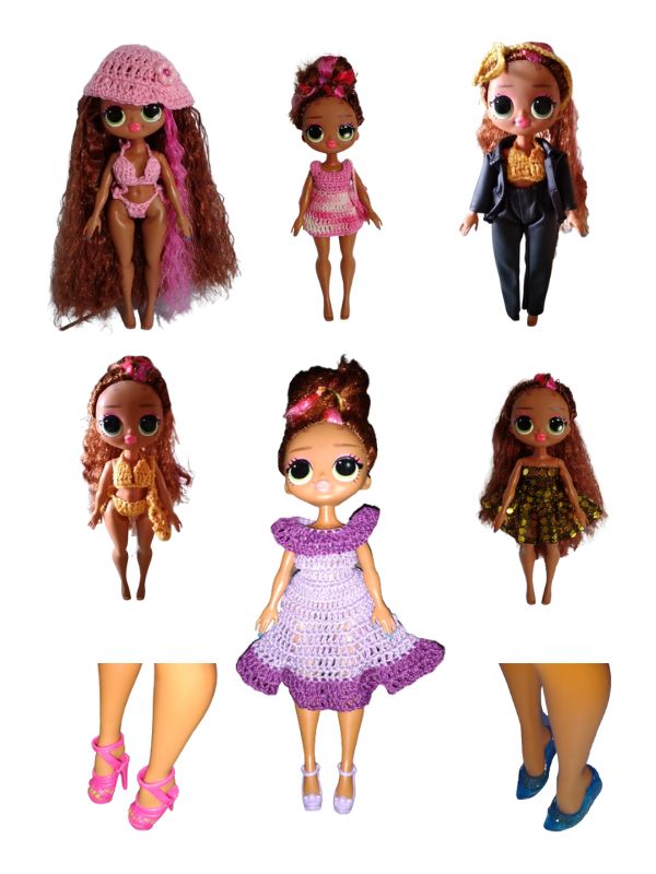 Lote Roupinhas P/ Boneca Lol Omg