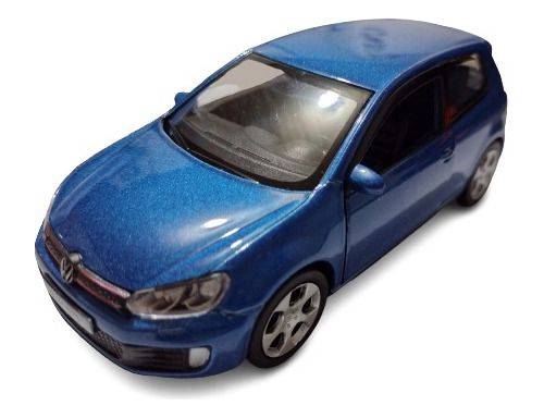 Miniatura Carro Volkswagen Golf Gti Rmz City Azul 1/38