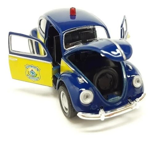 Miniatura Fusca 1967 Polícia Rodoviaria Federal 13cm 1:32