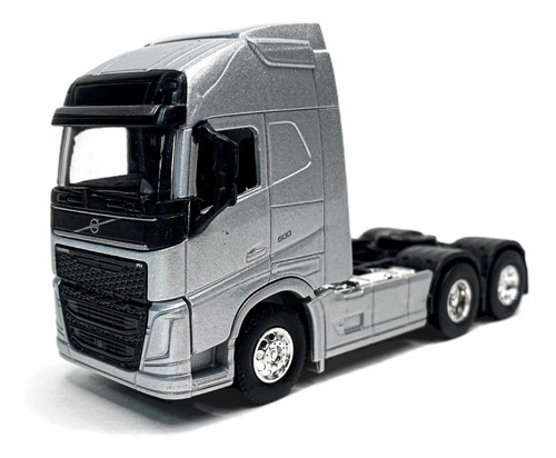 Miniatura Caminhão Volvo Fh 500 1/64 Prata
