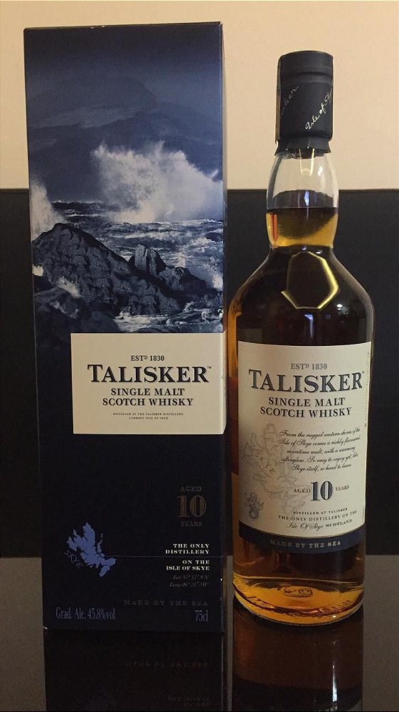 WHISKY TALISKER 10 ANOS EM DOSE 50 ML