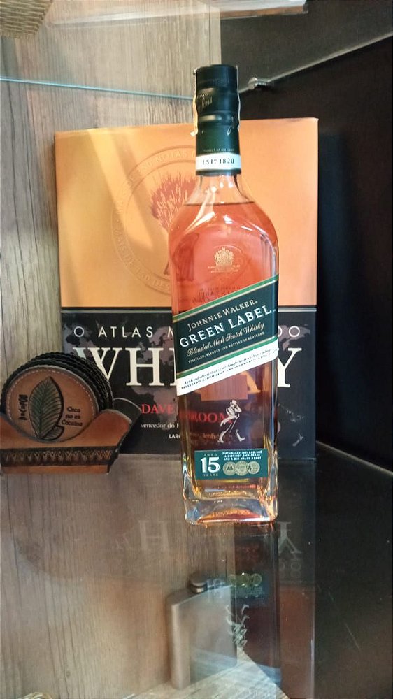 WHISKY GREEN LABEL 15 ANOS DOSE 50 ML