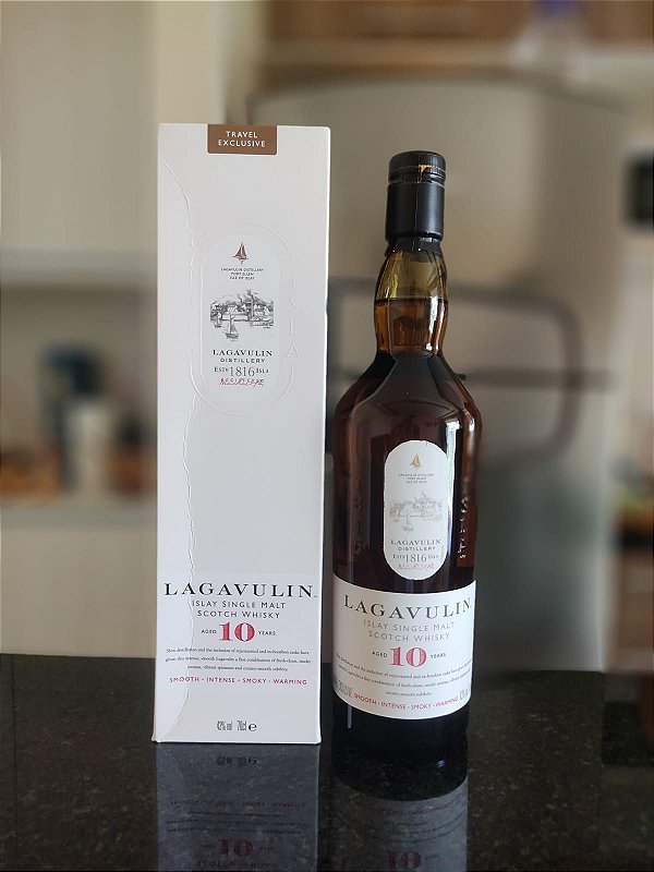 WHISKY LAGAVULIN 10 ANOS DOSE DE 50 ML