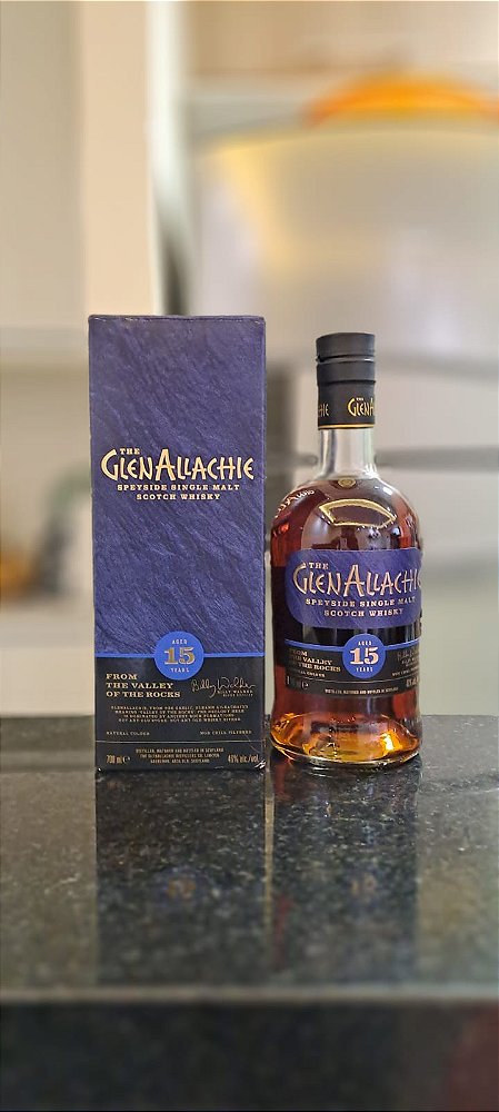 WHISKY GLENALLACHIE 15 ANOS DOSE DE 50 ML