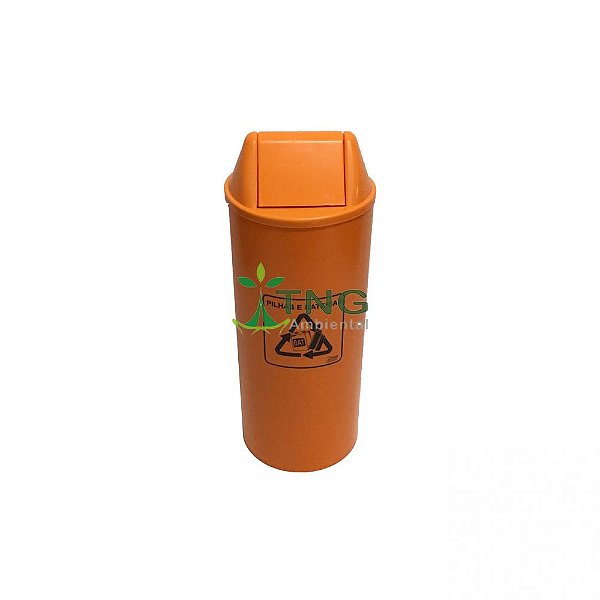 Coletor de Pilhas 25 Litros Em Plástico