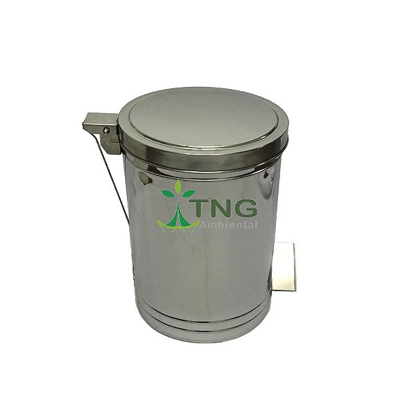 Lixeira 50 Litros Em Aço Inox Com Pedal