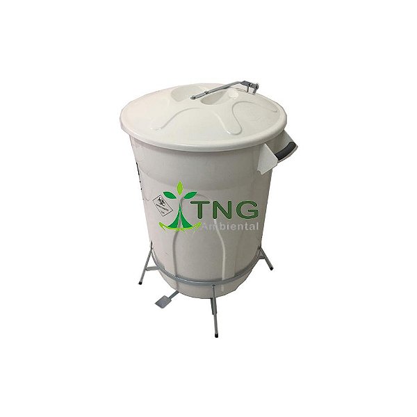 Lixeira 100 Litros Em Plástico Com Pedal