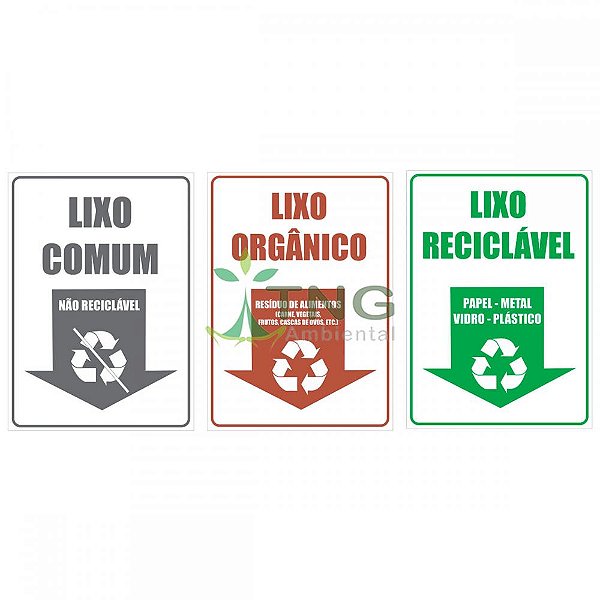 Adesivo Coleta Seletiva