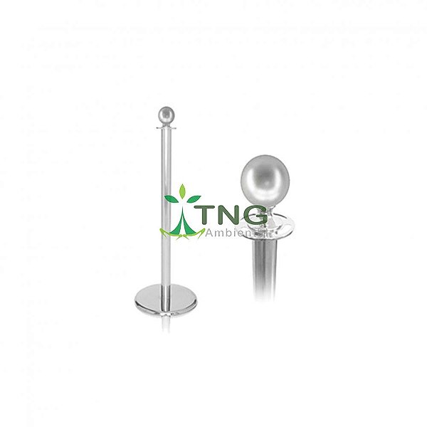 Pedestal / Organizador de Filas Aço Inox 304