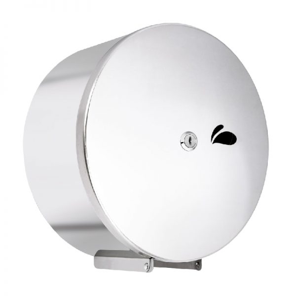 Suporte Para Rolo de Papel Higiênico Em Aço Inox Polido - até 500mts