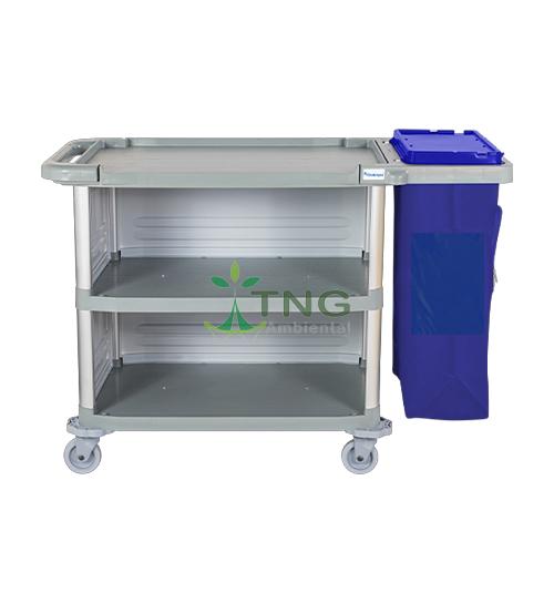 Carro Triplex Com Fechamento Lateral e 1 Bolsa