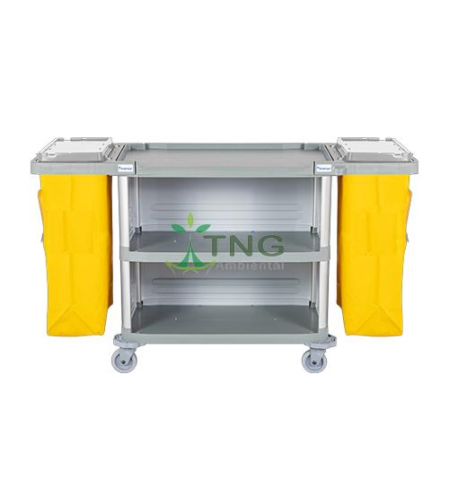 Carro Triplex Com Fechamento Lateral e 2 Bolsas