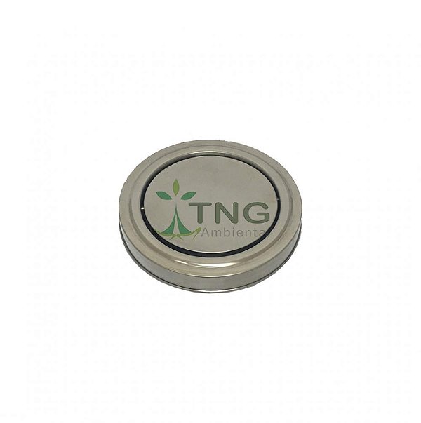 Tampa Flip-Top Em Aço Inox Ø30cm