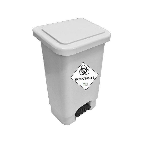 Lixeira 25 Litros Em Plástico Com Pedal